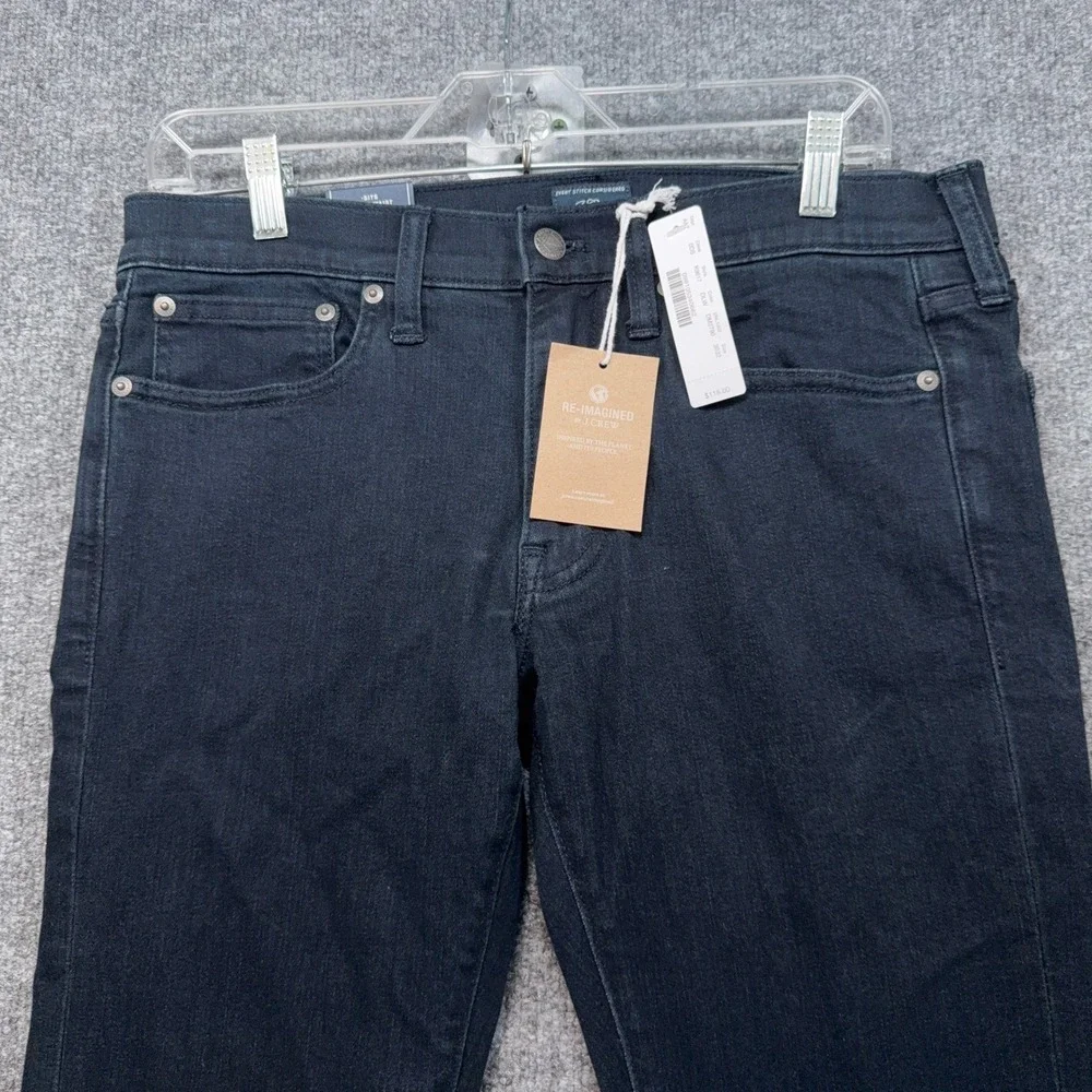 J.Crew 484 Slim Fit Jeans Mens 30x32 Blue Stretch Denim Tapered Leg Casual NEW